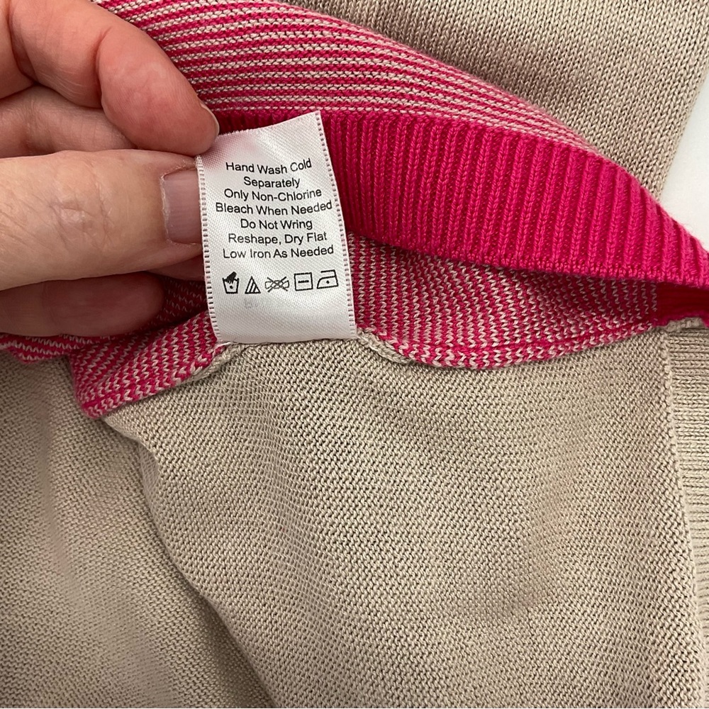 Coldwater Creek Sleeveless Sweater Top, Small - Picture 5 of 5